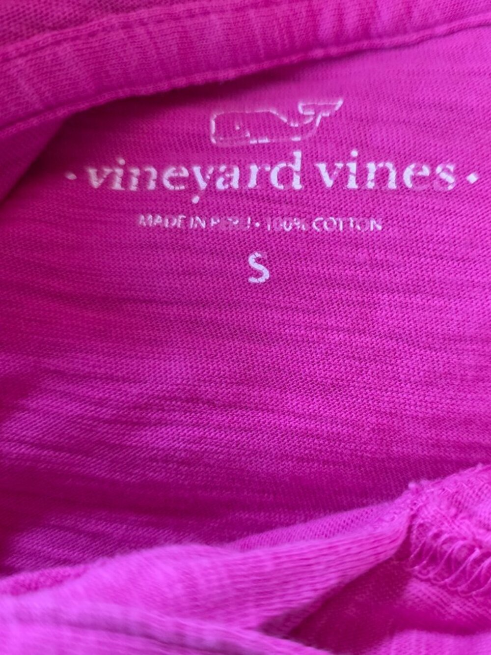 VINEYARD VINES ( S/M ) Long Sleeve hooded Pullover top in Pink - Picture 6 of 6